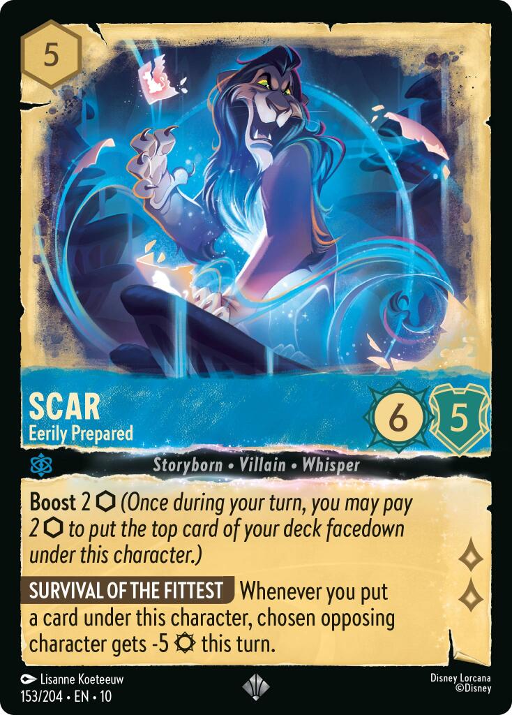Scar - Eerily Prepared (153/204) [Whispers in the Well] | Devastation Store