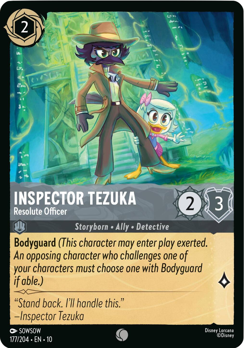 Inspector Tezuka - Resolute Officer (177/204) [Whispers in the Well] | Devastation Store