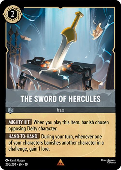 The Sword of Hercules (200/204) [Whispers in the Well] | Devastation Store
