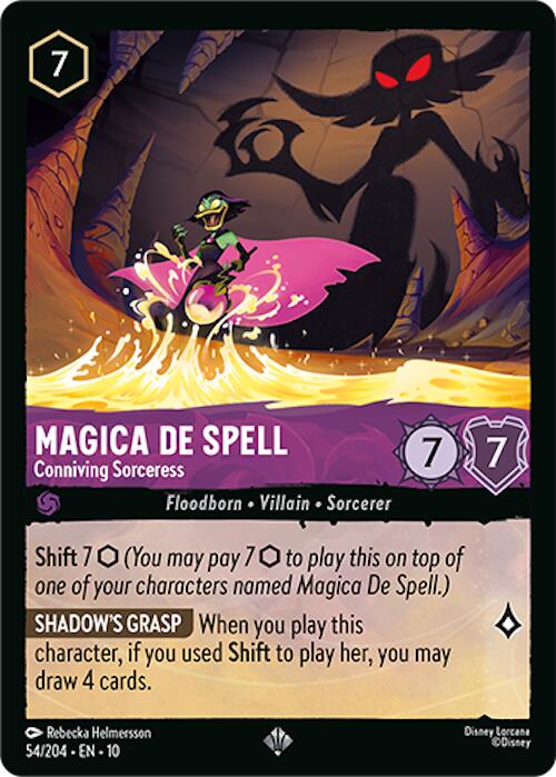 Magica De Spell - Conniving Sorceress (54/204) [Whispers in the Well] | Devastation Store