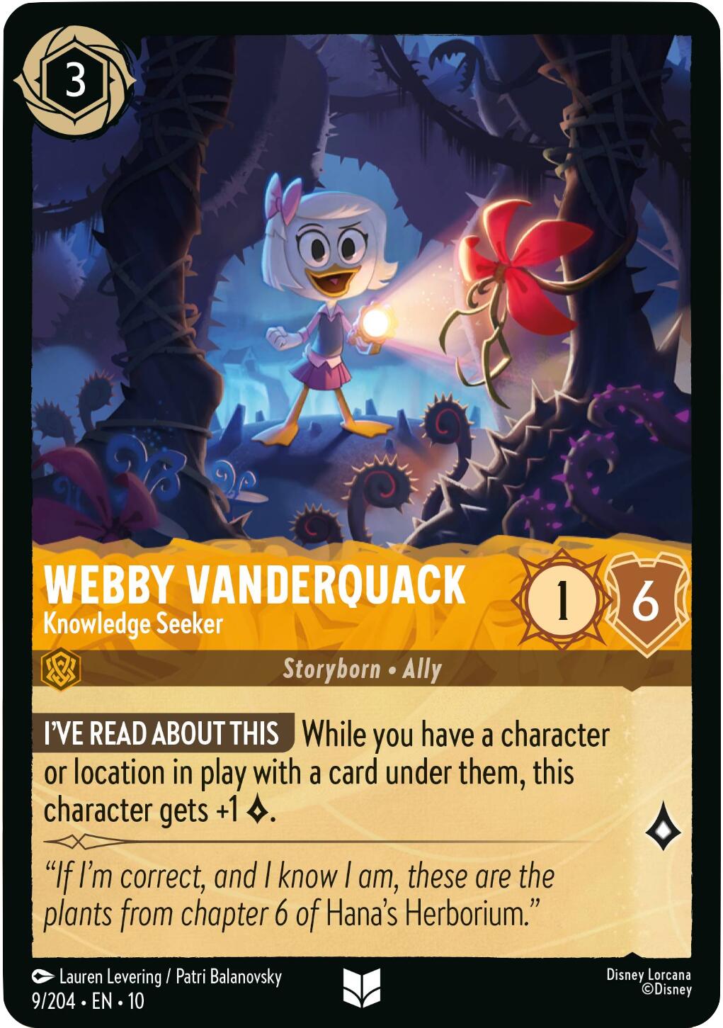 Webby Vanderquack - Knowledge Seeker (9/204) [Whispers in the Well] | Devastation Store