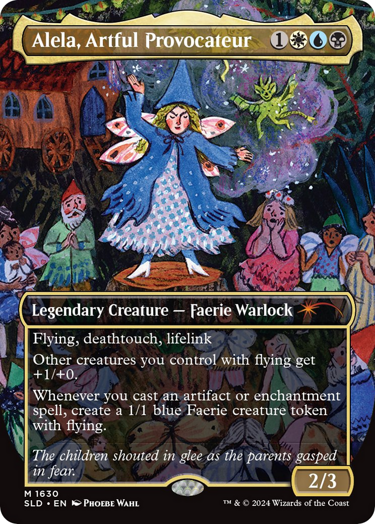 Alela, Artful Provocateur (1630) (Rainbow Foil) [Secret Lair Drop Series] | Devastation Store