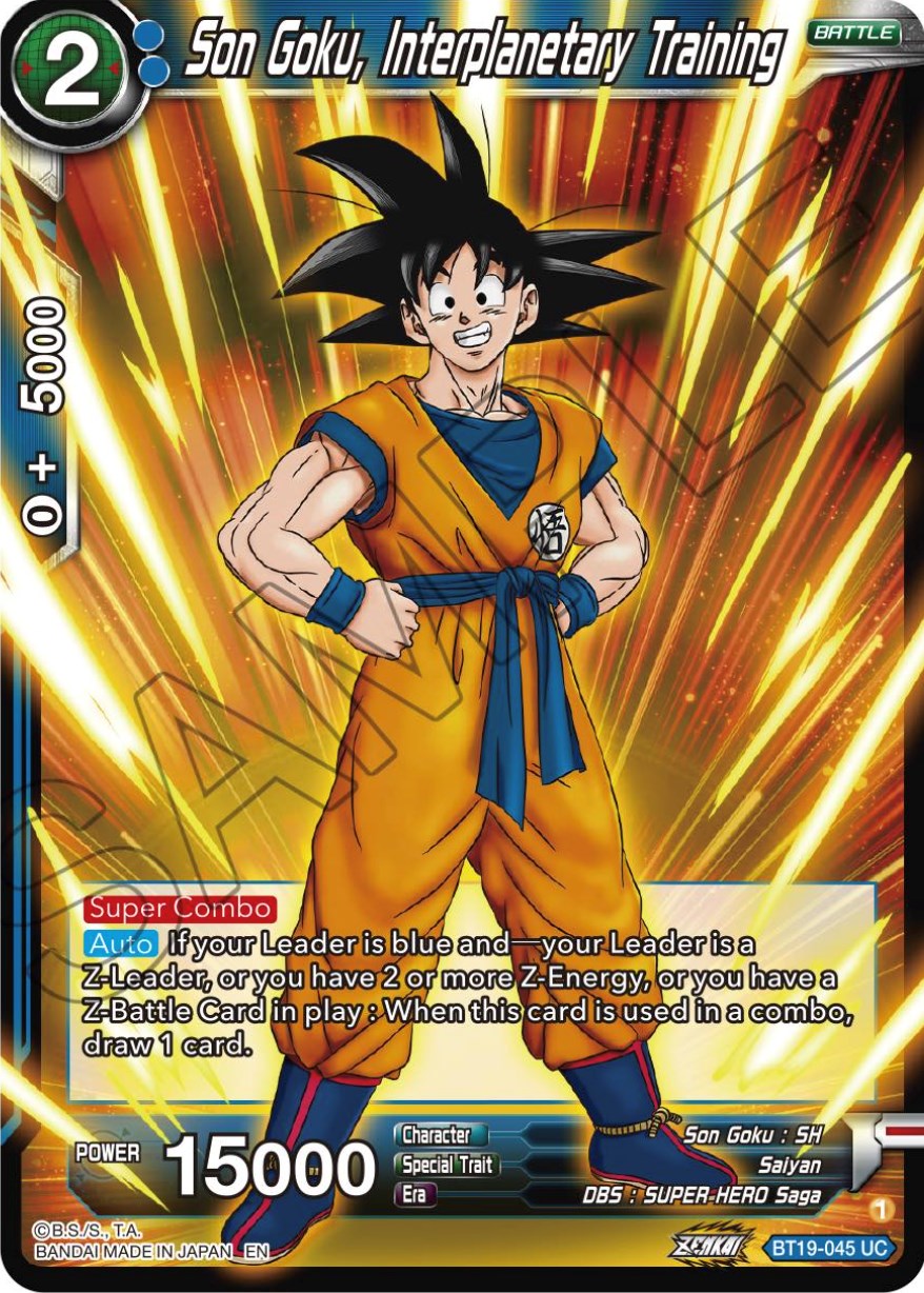 Son Goku, Interplanitary Training (BT19-045) [Fighter's Ambition] | Devastation Store