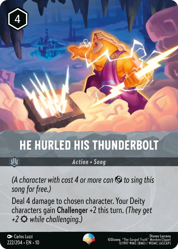 He Hurled His Thunderbolt (Epic) (222/204) [Whispers in the Well] | Devastation Store