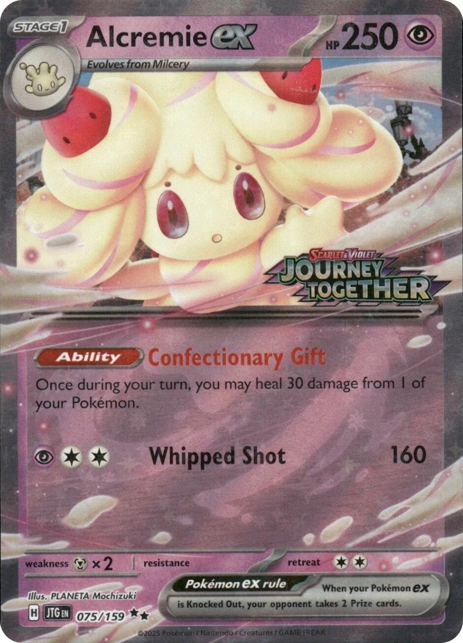 Alcremie ex (075/159) (Journey Together Stamped) [Miscellaneous Cards] | Devastation Store