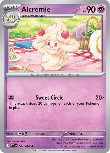 Alcremie (044/094) [Mega Evolution: Phantasmal Flames] | Devastation Store