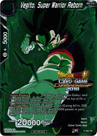 Vegito, Super Warrior Reborn (P-065) [Tournament Promotion Cards] | Devastation Store