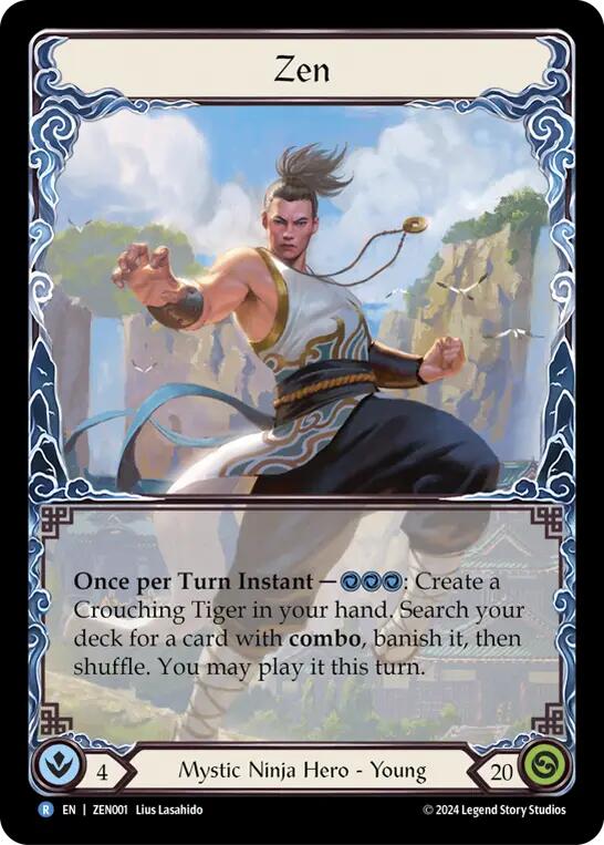 Zen [ZEN001] (Part the Mistveil Zen Blitz Deck)  Rainbow Foil | Devastation Store