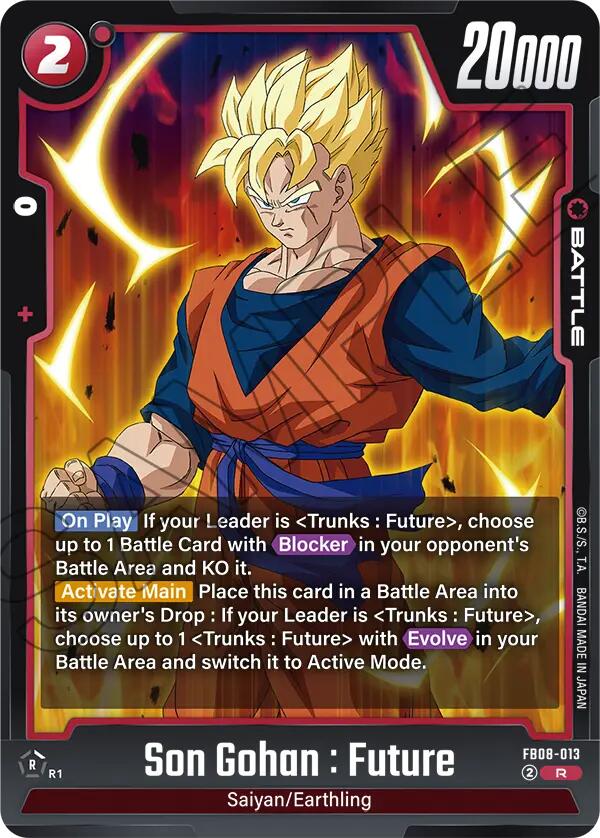 Son Gohan : Future (FB08-013) [Saiyan's Pride] | Devastation Store