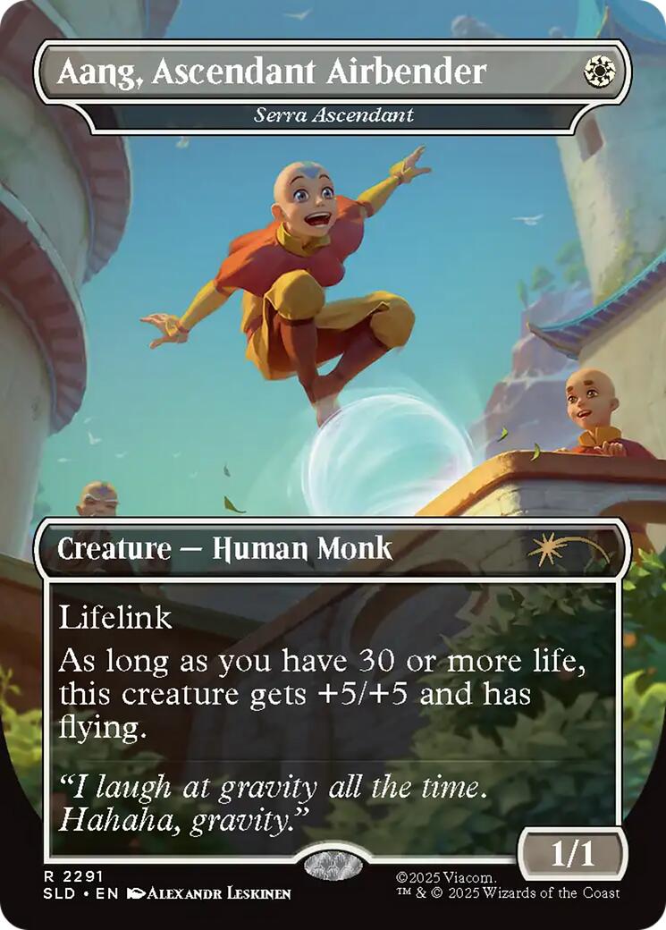 Aang, Ascendant Airbender - Serra Ascendant [Secret Lair Drop Series] | Devastation Store