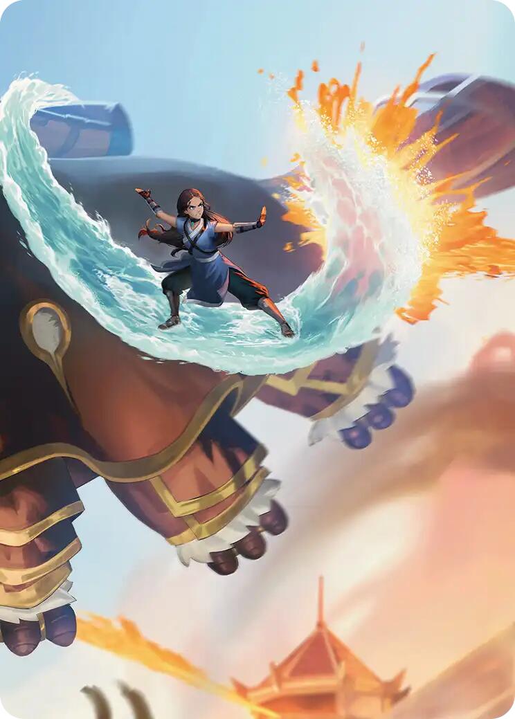 Katara's Reversal Art Card [Avatar: The Last Airbender Art Series] | Devastation Store