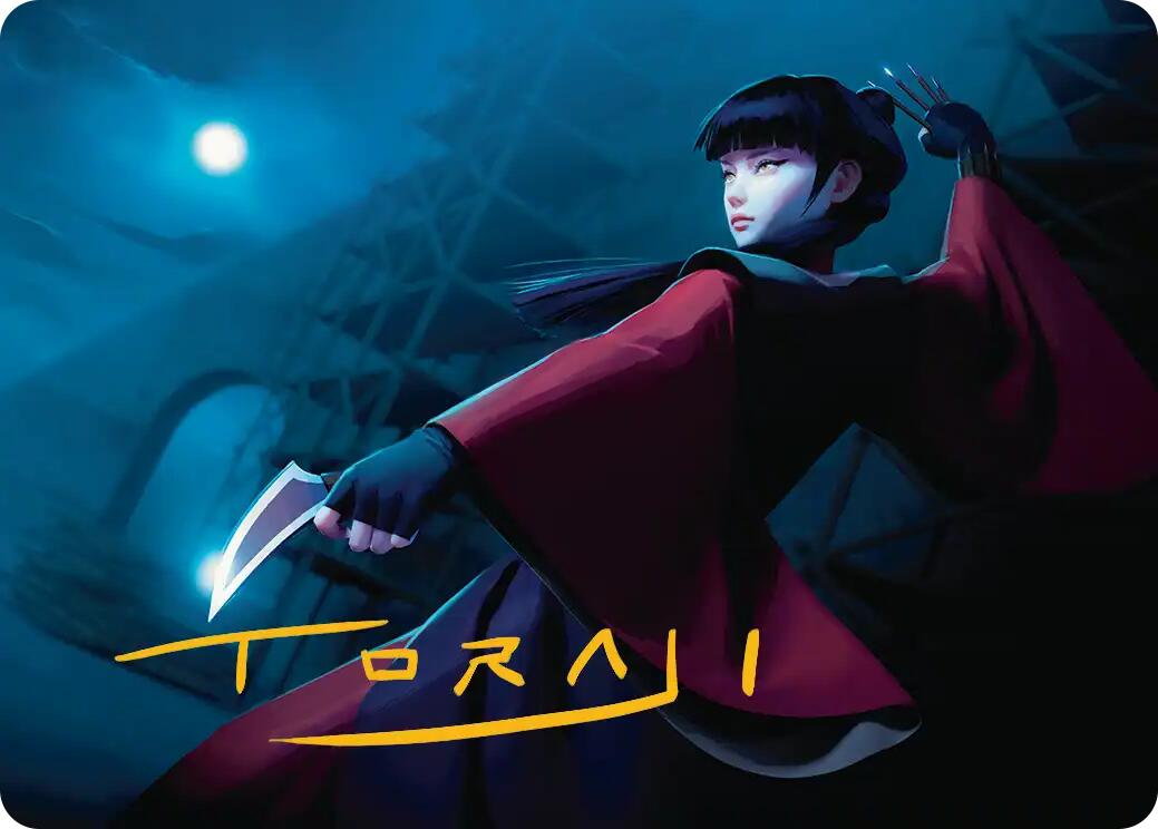 Mai, Jaded Edge Art Card (Gold-Stamped Signature) [Avatar: The Last Airbender Art Series] | Devastation Store