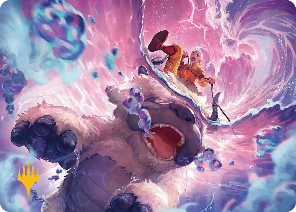 Storm of Memories Art Card (Gold-Stamped Planeswalker Symbol) [Avatar: The Last Airbender Art Series] | Devastation Store