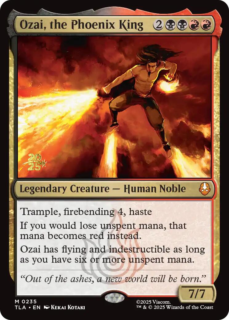 Ozai, the Phoenix King [Avatar: The Last Airbender Prerelease Cards] | Devastation Store
