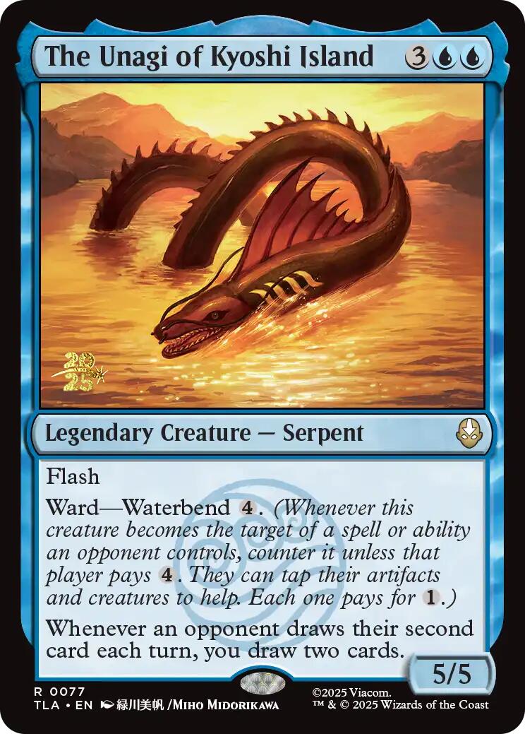 The Unagi of Kyoshi Island [Avatar: The Last Airbender Prerelease Cards] | Devastation Store