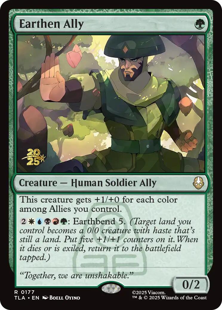 Earthen Ally [Avatar: The Last Airbender Prerelease Cards] | Devastation Store