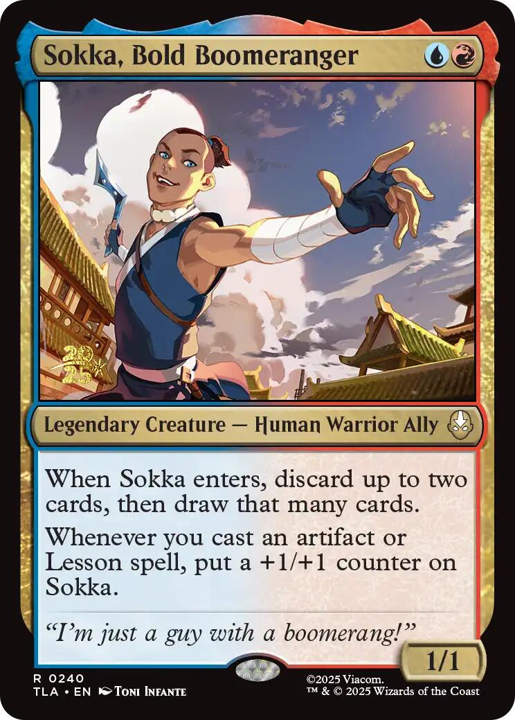 Sokka, Bold Boomeranger [Avatar: The Last Airbender Prerelease Cards] | Devastation Store