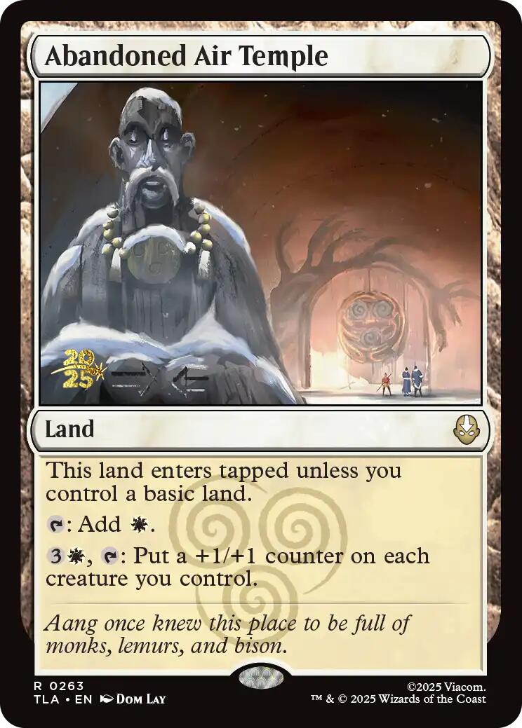 Abandoned Air Temple [Avatar: The Last Airbender Prerelease Cards] | Devastation Store
