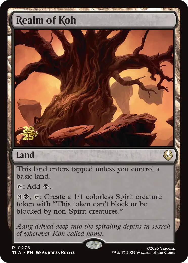 Realm of Koh [Avatar: The Last Airbender Prerelease Cards] | Devastation Store