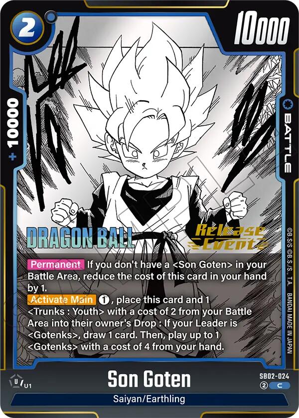 Son Goten [Manga Booster 02 Release Event Cards] | Devastation Store