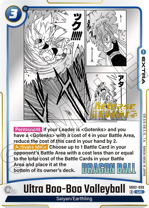 Ultra Boo-Boo Volleyball [Manga Booster 02 Release Event Cards] | Devastation Store