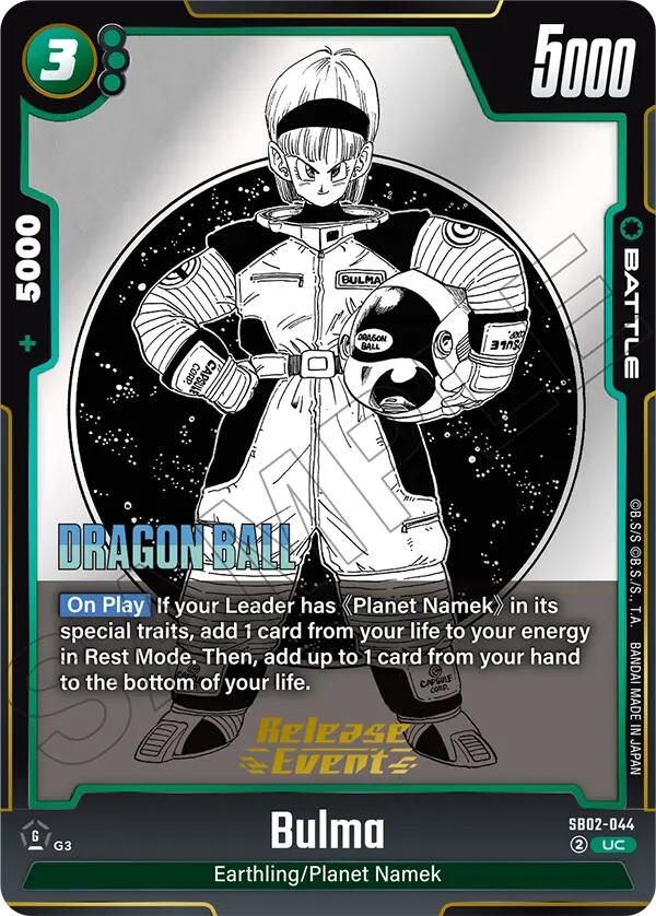Bulma (SB02-044) [Manga Booster 02 Release Event Cards] | Devastation Store
