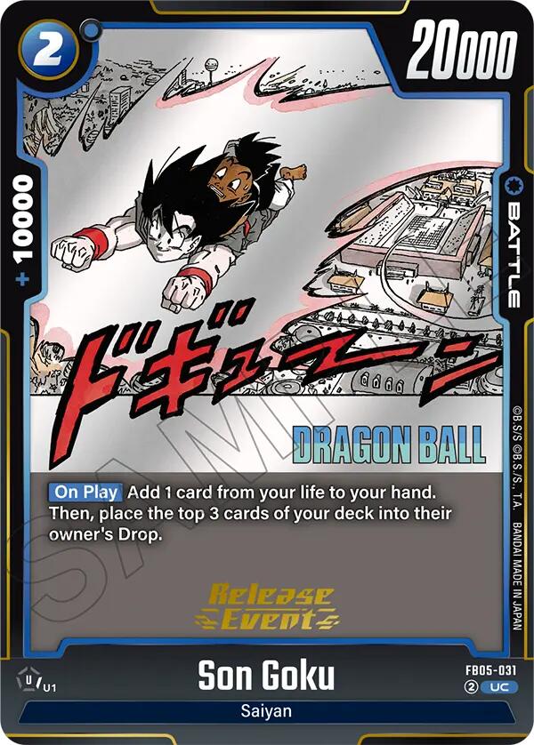 Son Goku (FB05-031) [Manga Booster 02 Release Event Cards] | Devastation Store
