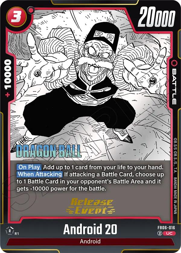 Android 20 [Manga Booster 02 Release Event Cards] | Devastation Store