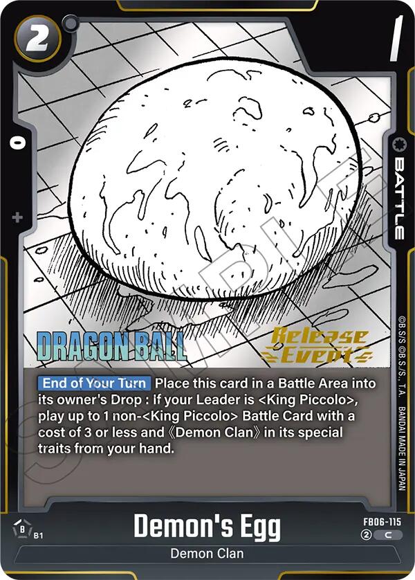 Demon's Egg [Manga Booster 02 Release Event Cards] | Devastation Store