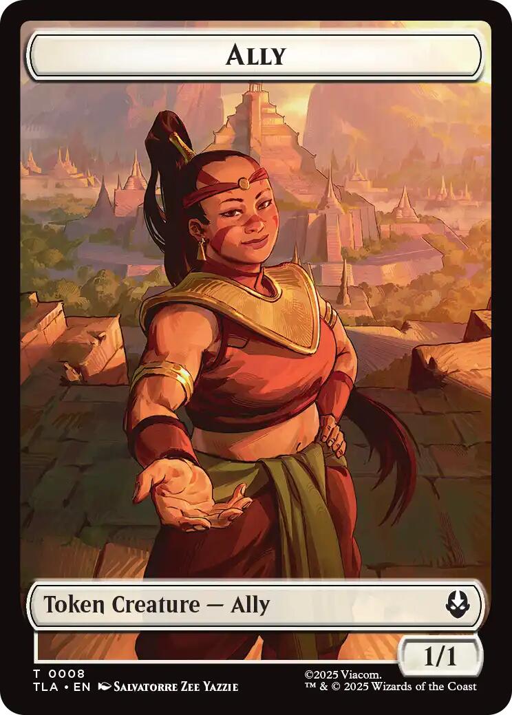 Ally (0008) // Clue (0016) Double-Sided Token [Avatar: The Last Airbender Tokens] | Devastation Store
