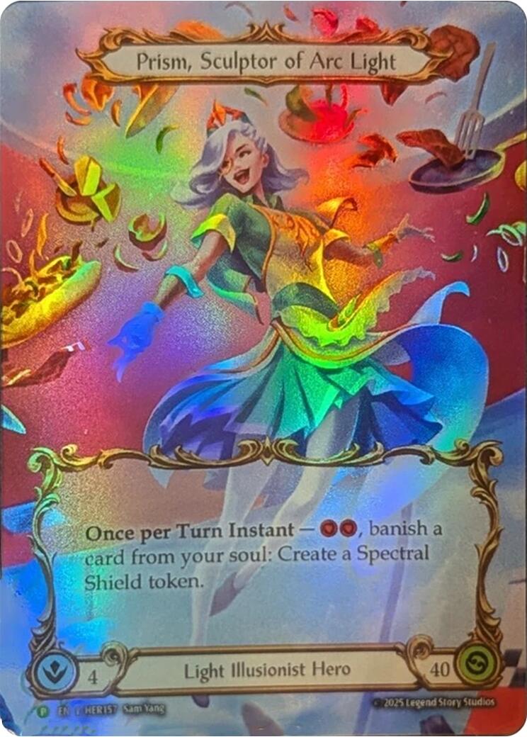 Prism, Sculptor of Arc Light [HER157] (Promo)  Rainbow Foil | Devastation Store