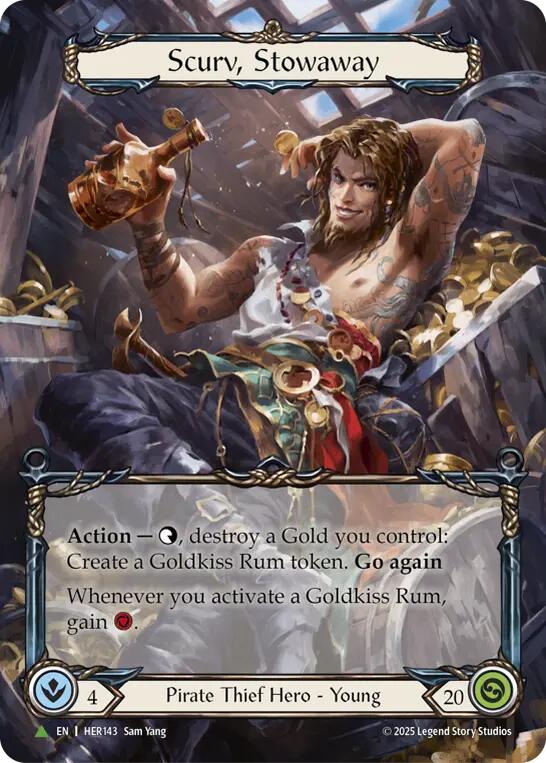 Scurv, Stowaway [HER143] (Promo)  Cold Foil | Devastation Store