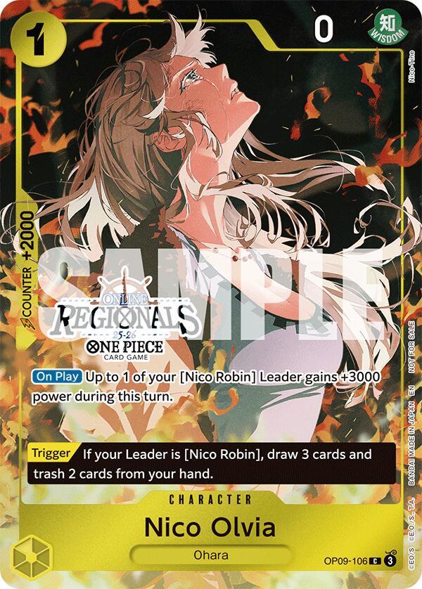 Nico Olvia (Online Regional Participation Pack 2025 Vol.1) [One Piece Promotion Cards] | Devastation Store