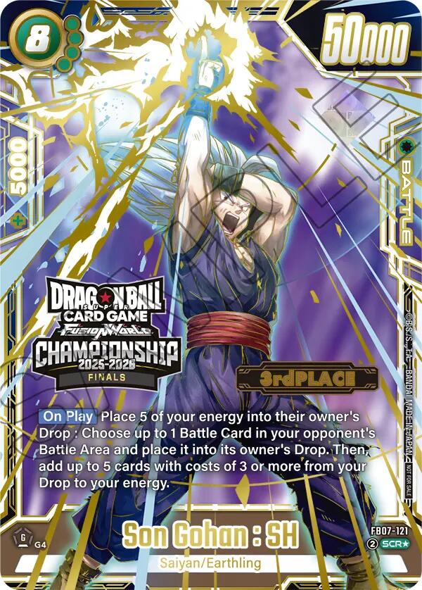 Son Gohan : SH (FB07-121) (Championship 2025-2026 Finals 3rd Place) [Tournament and Championship Promos] | Devastation Store