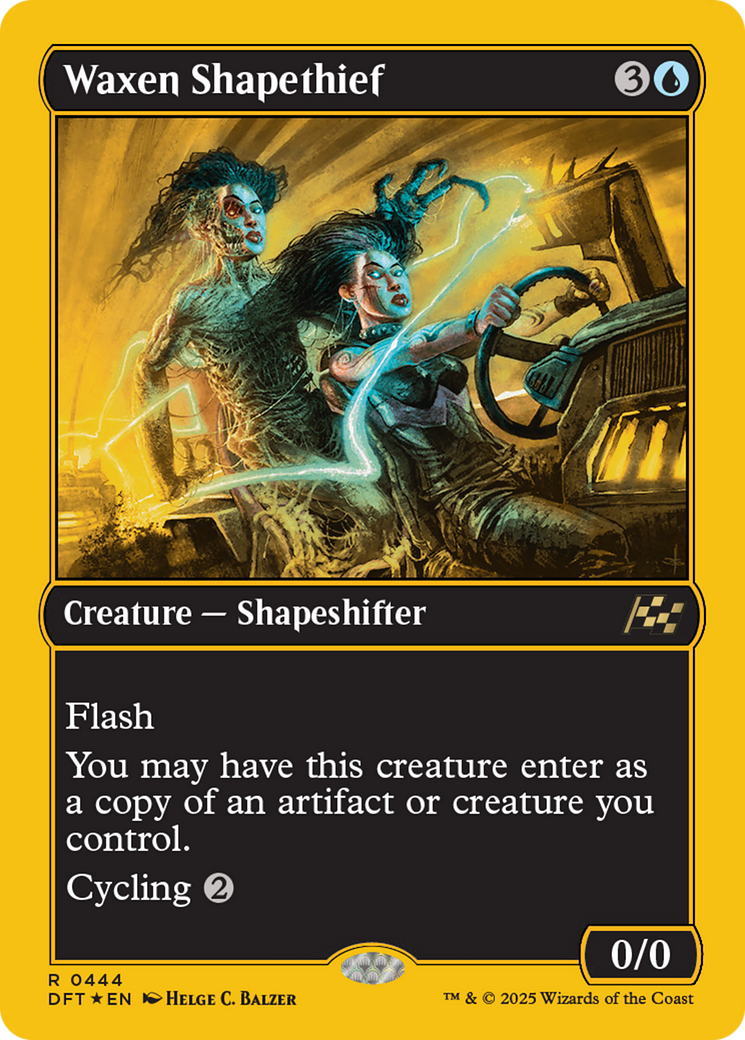 Waxen Shapethief (First-Place Foil) [Aetherdrift] | Devastation Store