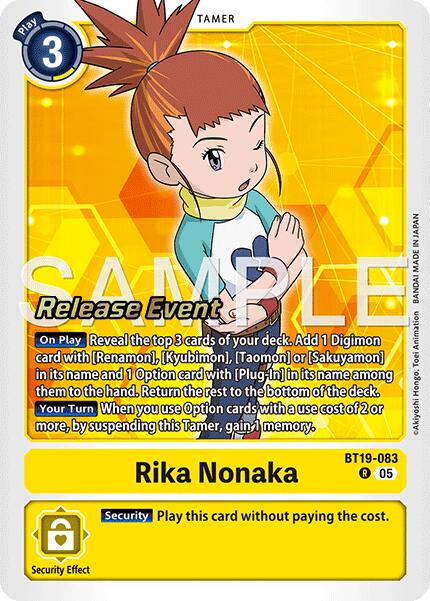 Rika Nonaka [BT19-083] (Alternate Art) [Starter Deck: Amethyst Mandala Advanced Deck Set Release Event Cards] | Devastation Store