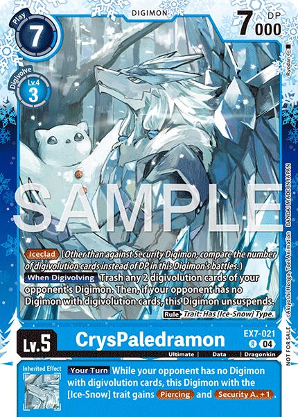 CrysPaledramon [EX7-021] (Regulation Battle Vol. 4 Winner) [Digimon LIBERATOR] | Devastation Store