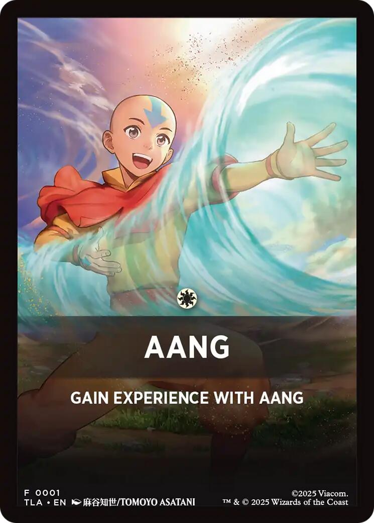 Aang Theme Card [Avatar: The Last Airbender Tokens] | Devastation Store