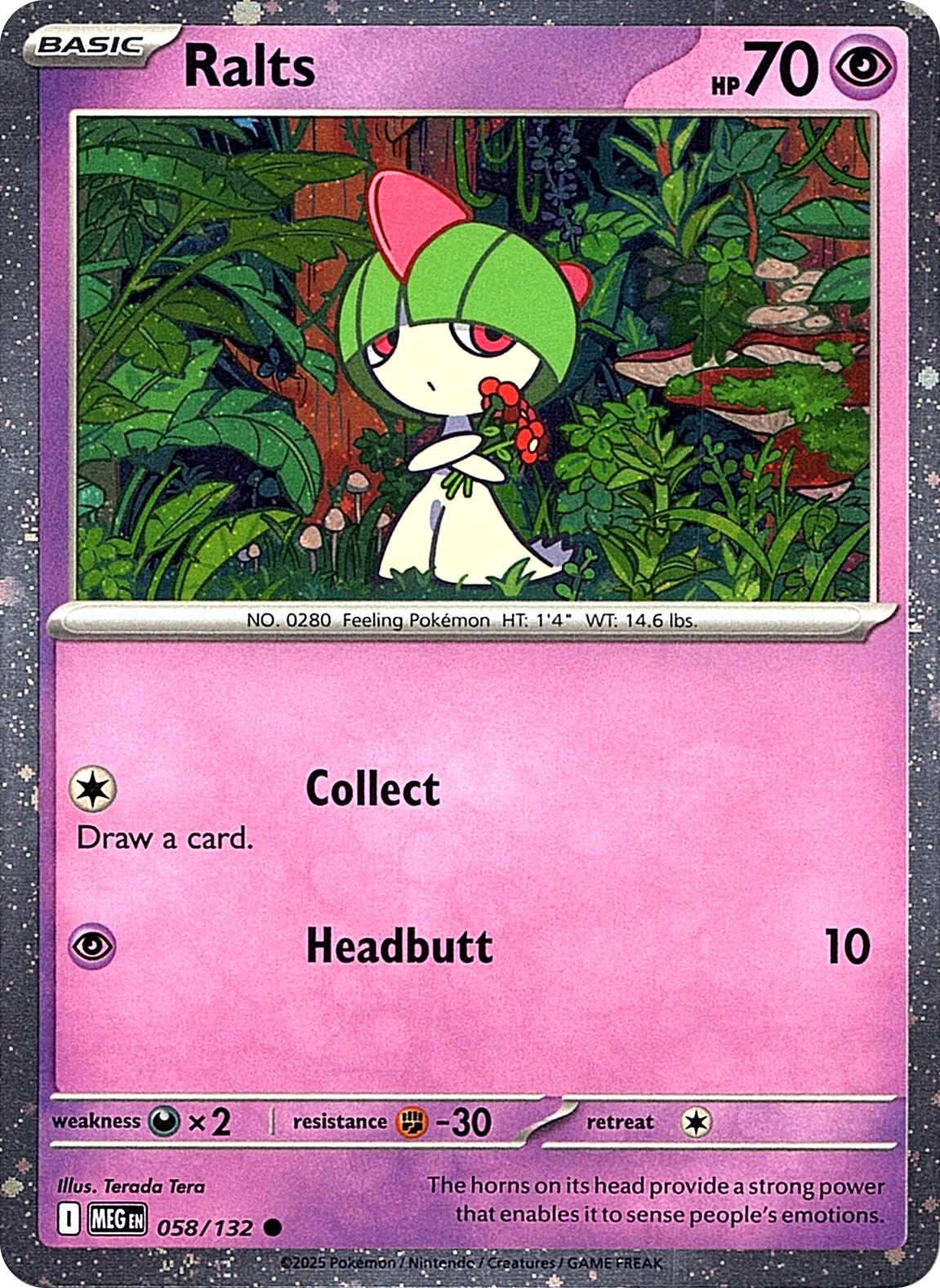 Ralts (058/132) (Cosmos Holo) [Miscellaneous Cards] | Devastation Store