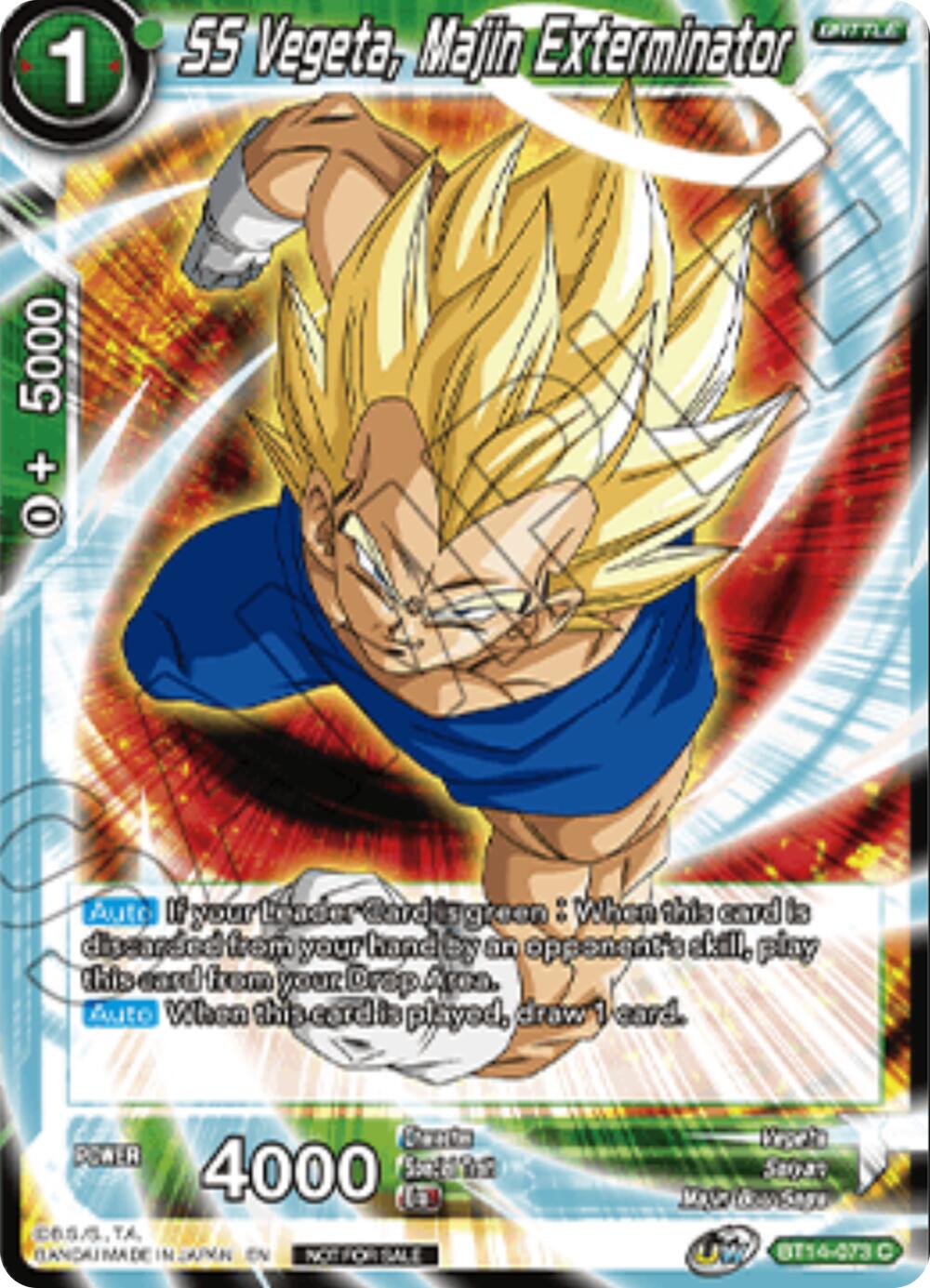SS Vegeta, Majin Exterminator (Championship 2025 Finals Pack) (BT14-073) [Tournament Promotion Cards] | Devastation Store