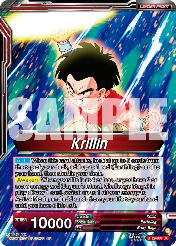 Krillin // Krillin, Grown-up Support (BT29-001) [Fearsome Rivals] | Devastation Store