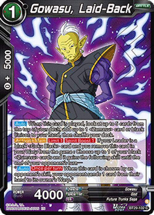Gowasu, Laid-Back (BT29-102) [Fearsome Rivals] | Devastation Store