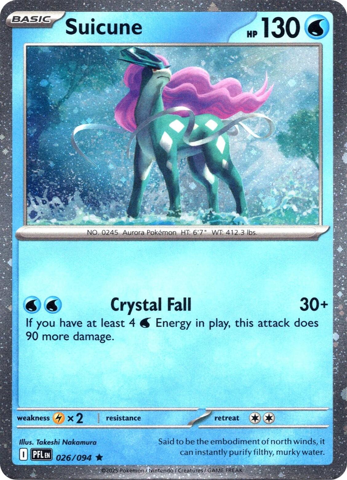 Suicune (026/094) (Cosmos Holo) [Miscellaneous Cards] | Devastation Store