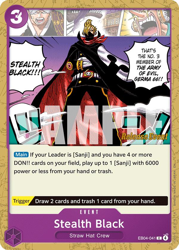 Stealth Black [The Azure Sea's Seven Release Event Cards] | Devastation Store