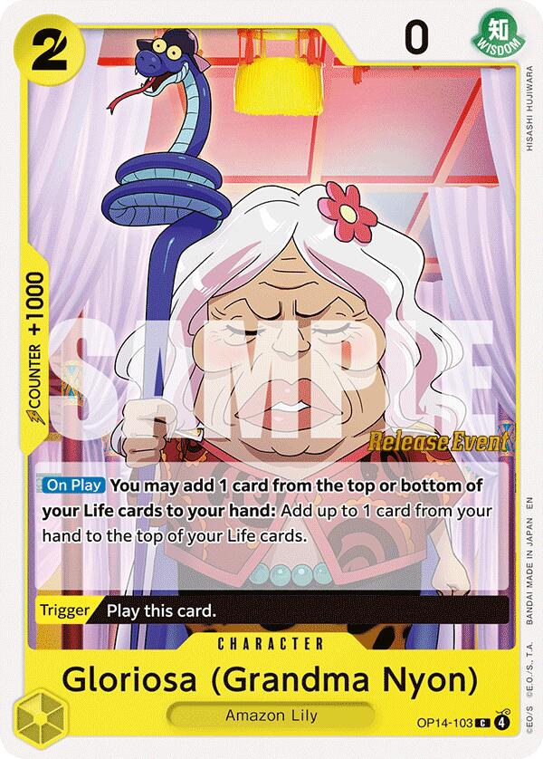 Gloriosa (Grandma Nyon) [The Azure Sea's Seven Release Event Cards] | Devastation Store