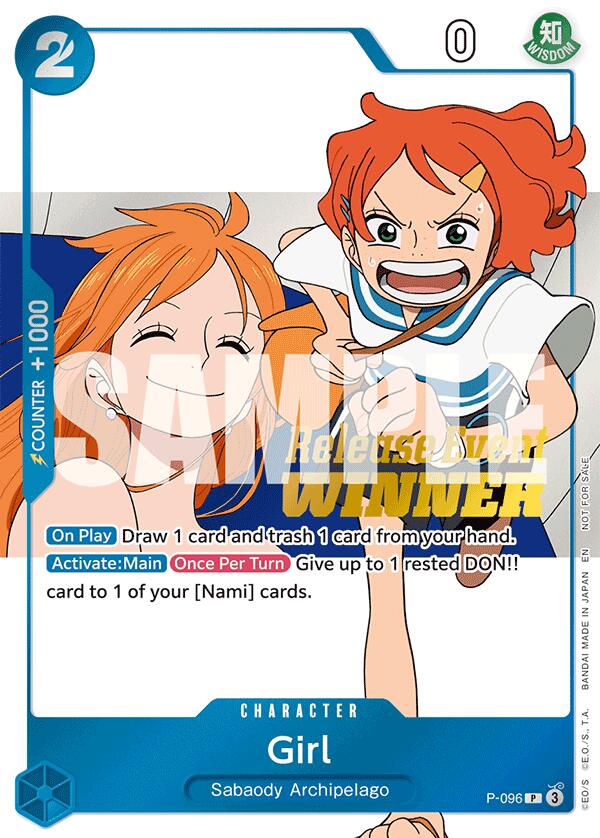 Girl (OP14 Release Event Winner) [One Piece Promotion Cards] | Devastation Store