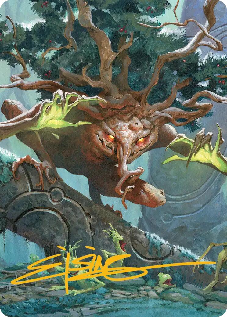 Ferrafor, Young Yew Art Card (Gold-Stamped Signature) [Lorwyn Eclipsed Art Series] | Devastation Store