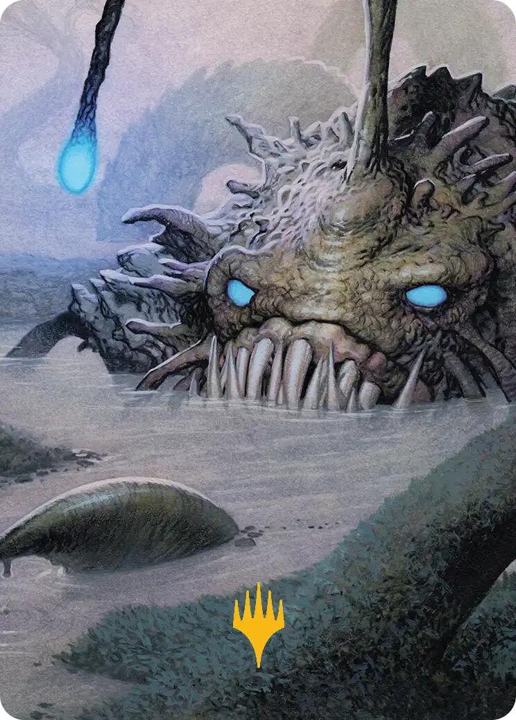 Deceit Art Card (Gold-Stamped Planeswalker Symbol) [Lorwyn Eclipsed Art Series] | Devastation Store