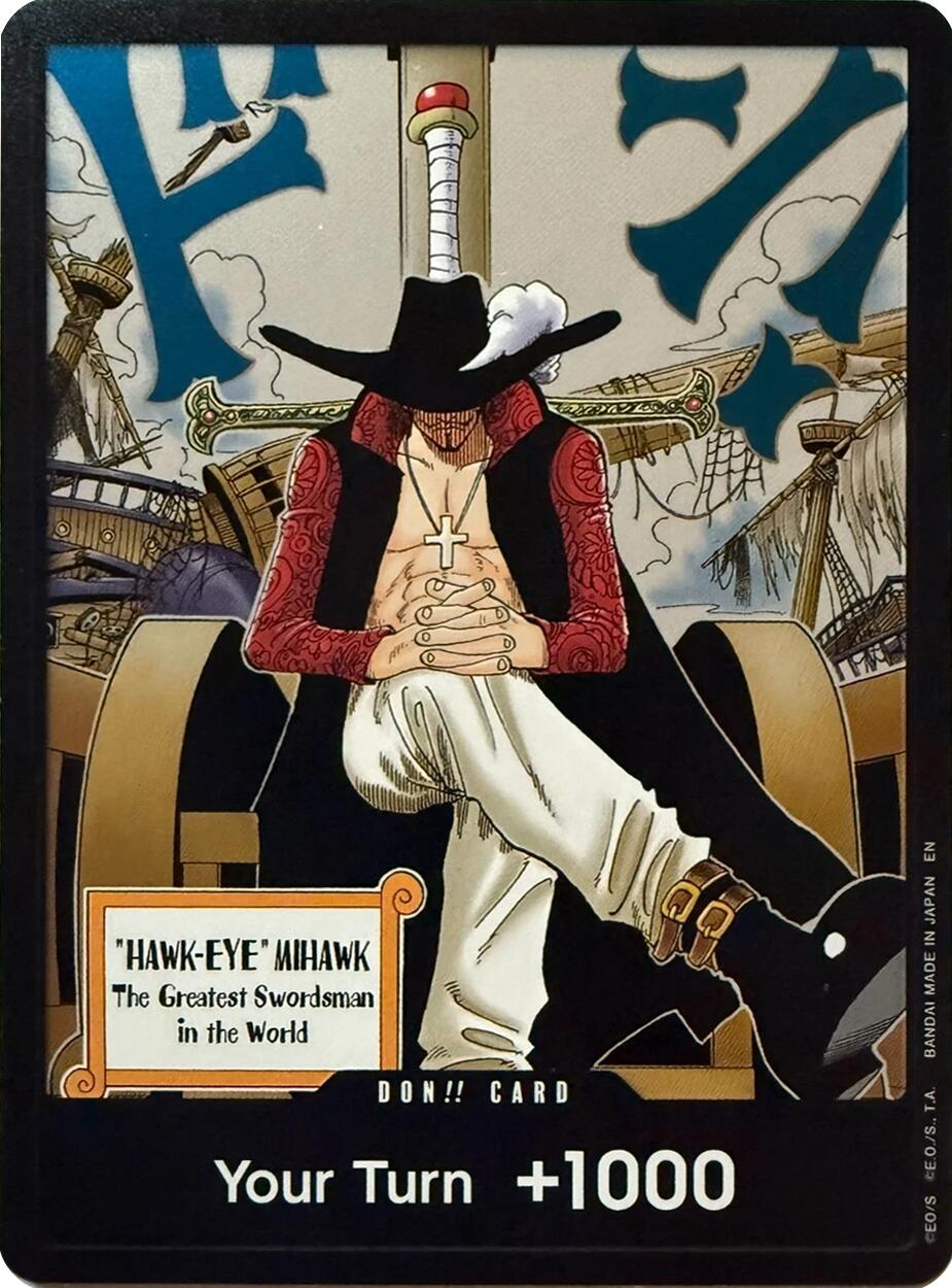 DON!! Card (Dracule Mihawk) [The Azure Sea's Seven] | Devastation Store