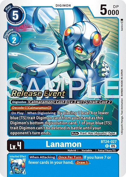 Lanamon [BT24-027] [Time Stranger Release Events Cards] | Devastation Store